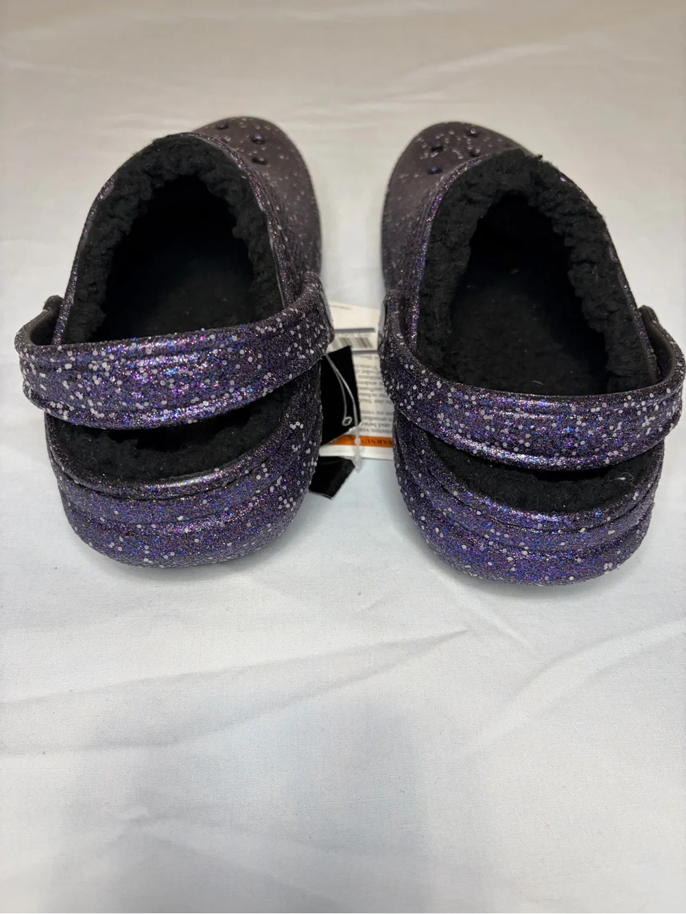 CROCS glittery purple